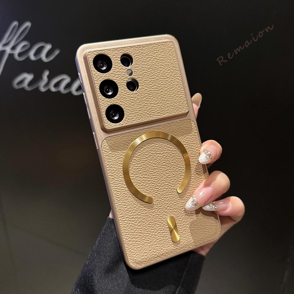 Luxury Magnetic PU Leather Phone Case for Samsung Galaxy S24 S25 S26 FE Ultra Plus Magsafe Official Shockproof Protector Cover For Samsung S24 золотой
Luxury Magnetic PU Leather Phone Case for Samsung Galaxy S24 S25 S26 FE Ultra Plus Magsafe Official Shockproof Protector Cover For Samsung S24 золотой