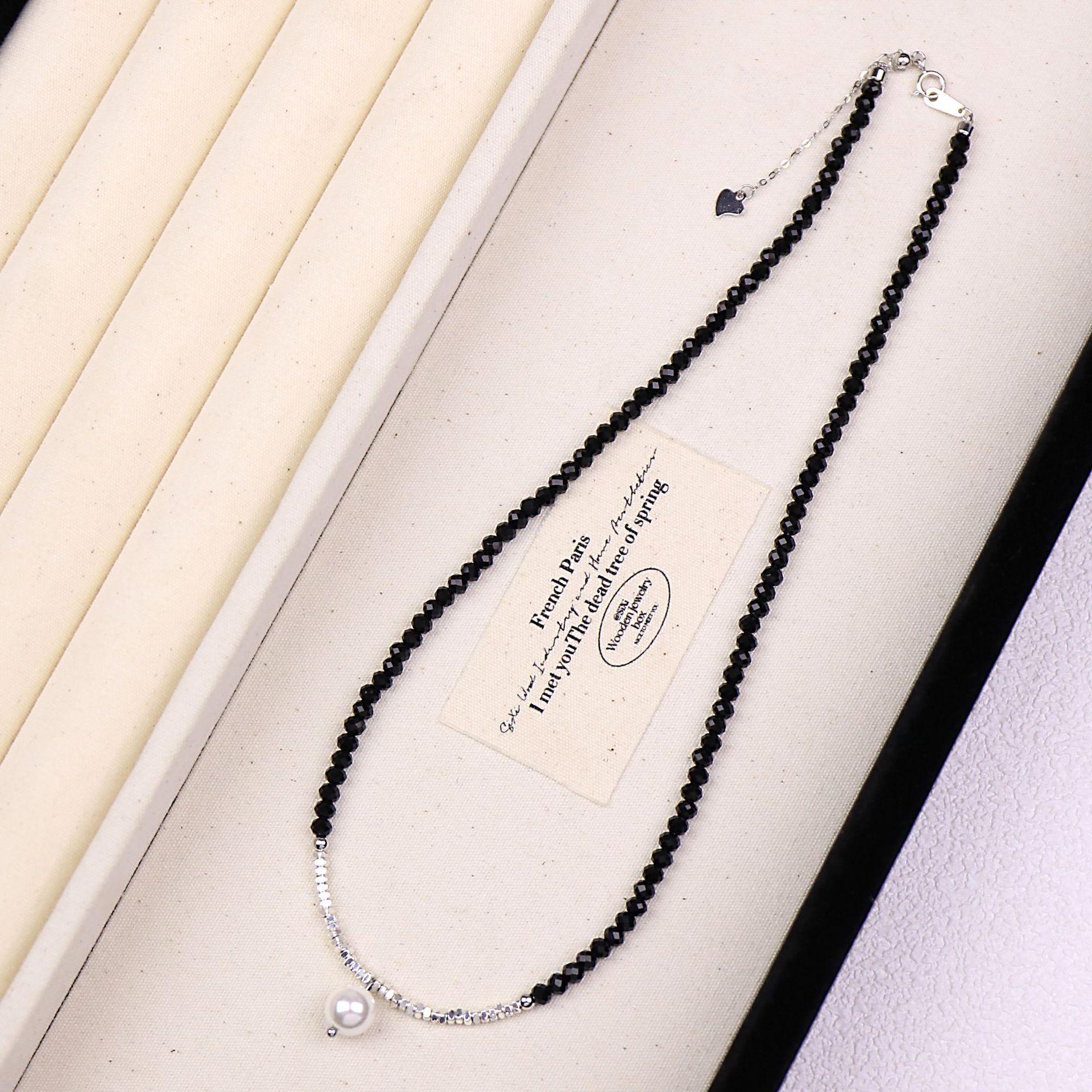 Women s High-End Black Crystal & Silver Pearl Beaded Necklace: Elegant, Versatile, and Exquisite Fashion Statement.
Women s High-End Black Crystal & Silver Pearl Beaded Necklace: Elegant, Versatile, and Exquisite Fashion Statement.
