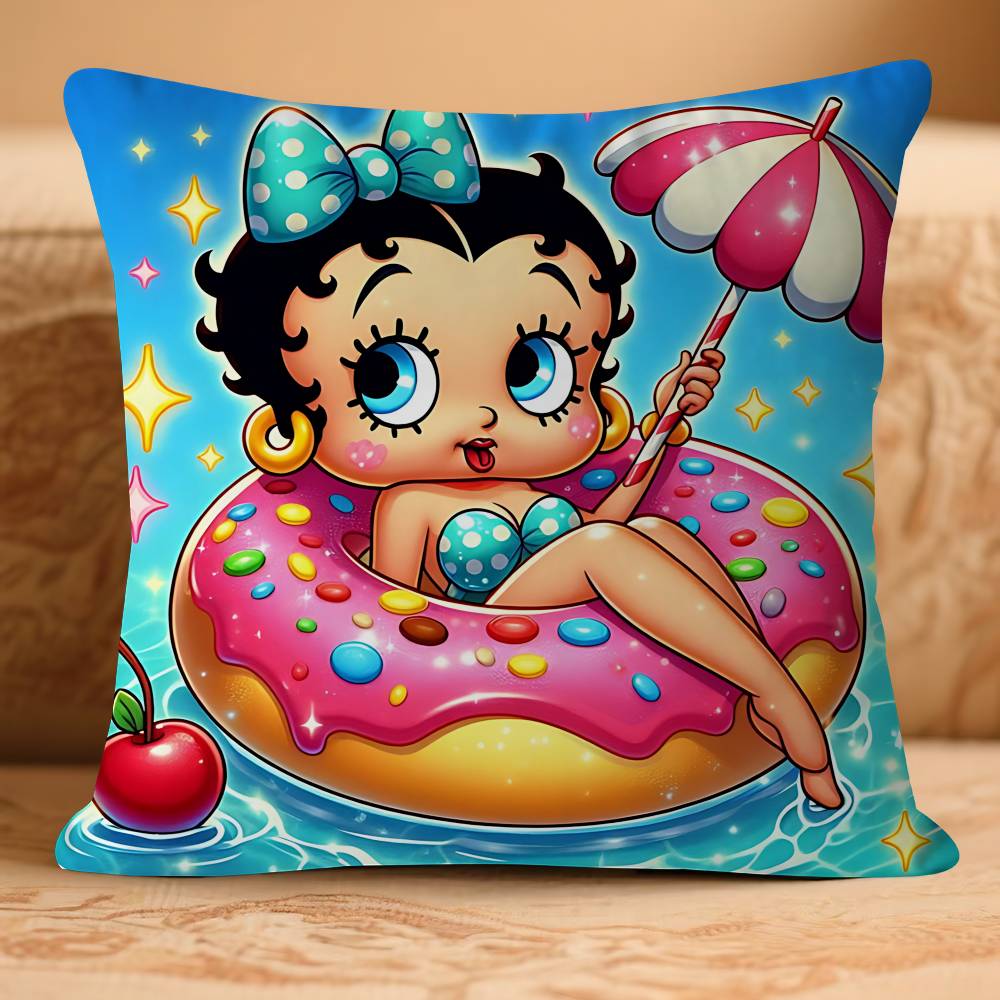 B-Betty Boop Pillow Cover For Bedroom Room And Living Room Sofa Decorative Cushion Cover 16x16Inch
B-Betty Boop Pillow Cover For Bedroom Room And Living Room Sofa Decorative Cushion Cover 16x16Inch