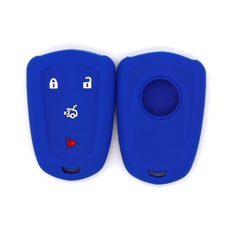 Silicone key cover suitable for Cadillac car key protective cover 4 keys SRX Cadillac CT6-XT5-XTS ATS shockproof silicone cover темно-синього кольору
Silicone key cover suitable for Cadillac car key protective cover 4 keys SRX Cadillac CT6-XT5-XTS ATS shockproof silicone cover темно-синього кольору