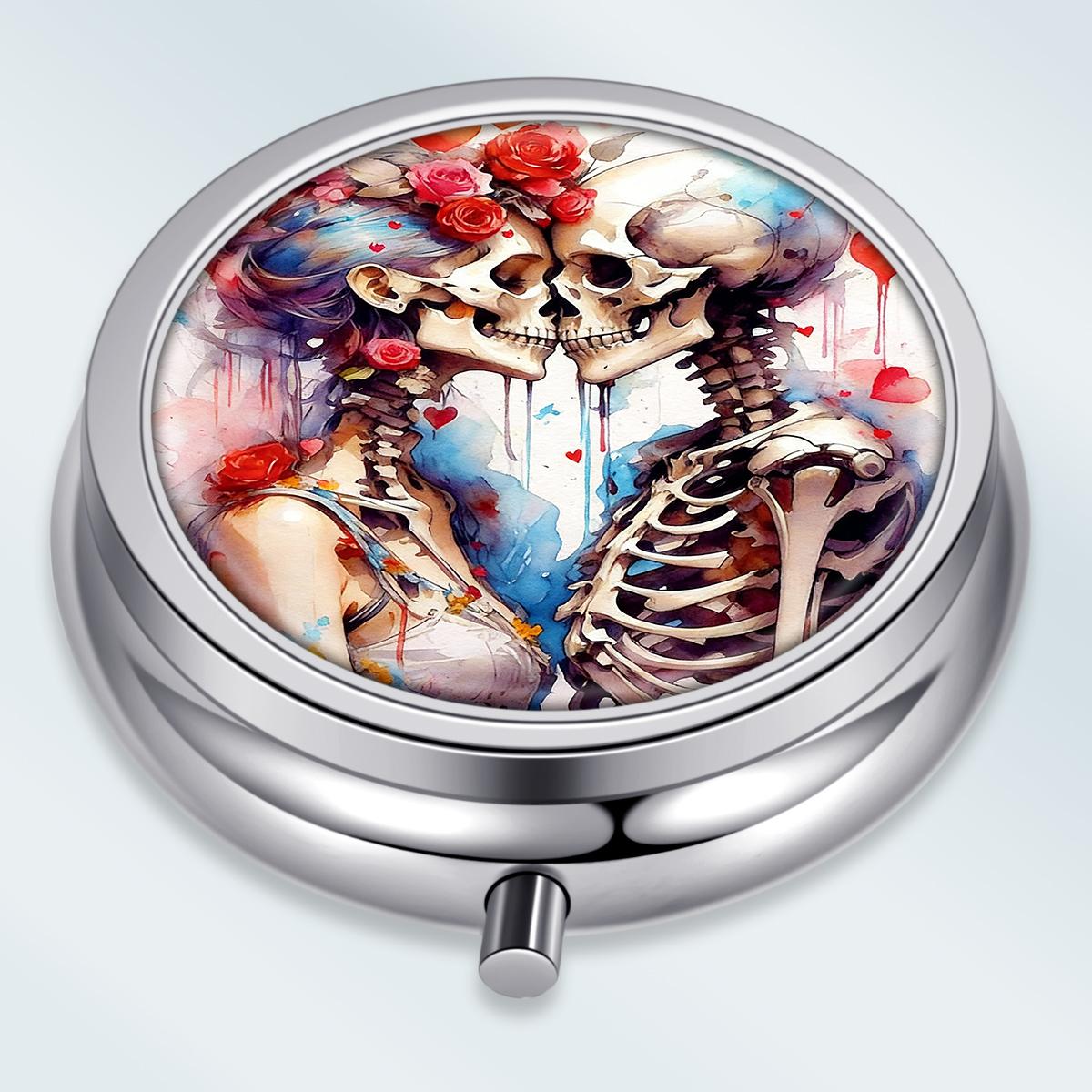 Portable Pill Box with 3 Compartments, Mini Metal Medicine Organizer Case, Cute Printed Pill Container for Vitamins, Pills, Jewelry, Travel, Daily Use разноцветный
Portable Pill Box with 3 Compartments, Mini Metal Medicine Organizer Case, Cute Printed Pill Container for Vitamins, Pills, Jewelry, Travel, Daily Use разноцветный