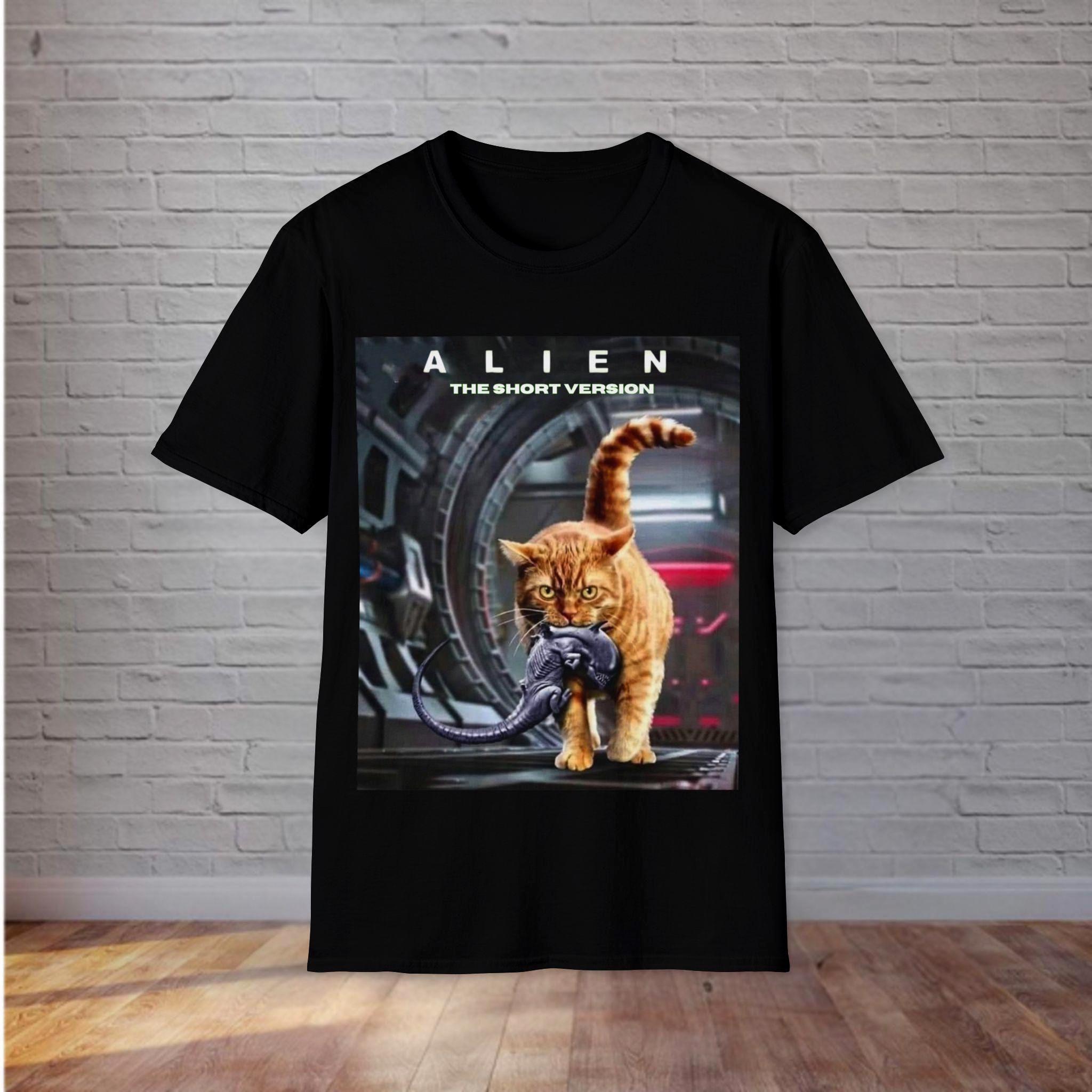 Meme Cat Alien Movie T Shirt Womens Unisex Cotton Tee Casual Summer Oversize Humor Short Sleeve Streetwear Loose ONeck Casual Top S
Meme Cat Alien Movie T Shirt Womens Unisex Cotton Tee Casual Summer Oversize Humor Short Sleeve Streetwear Loose ONeck Casual Top S