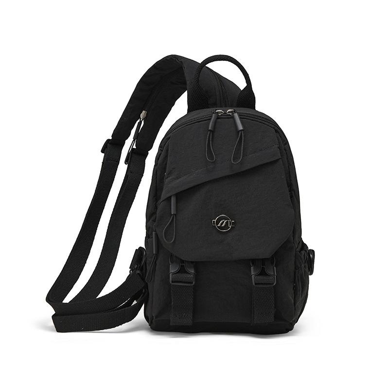 Рюкзак женский модный в японском стиле, большой вместимости, на плечо, универсальный, новая мода, кроссбоди, нагрудная сумка чёрный
Рюкзак женский модный в японском стиле, большой вместимости, на плечо, универсальный, новая мода, кроссбоди, нагрудная сумка чёрный