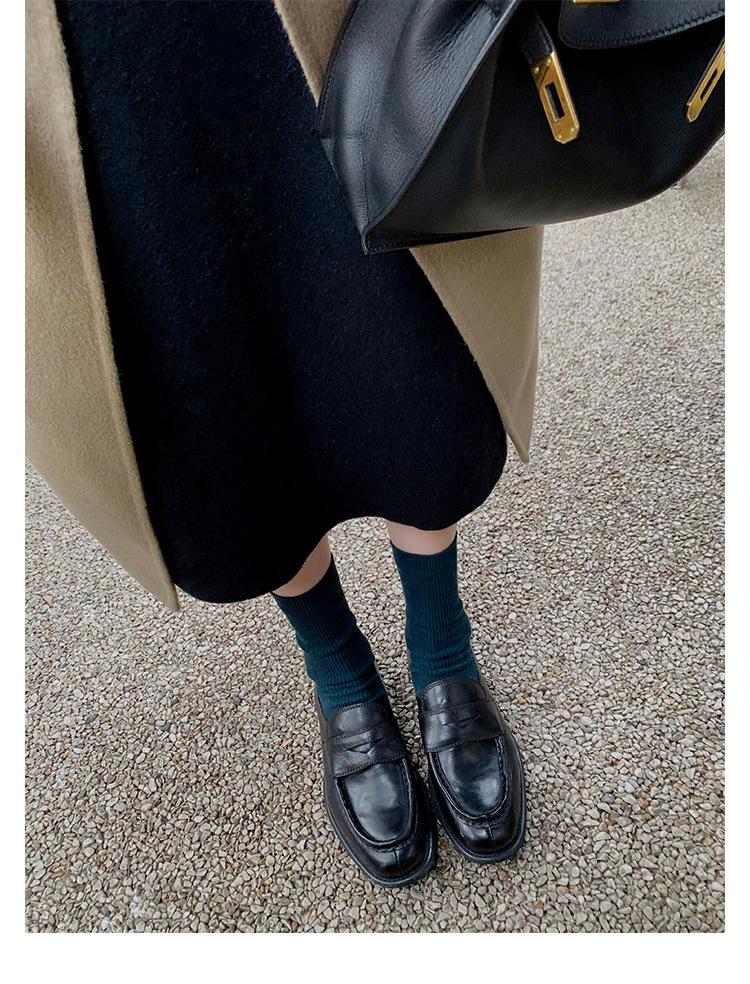 Версия из овчины~ Кожаные туфли-лоферы на толстой платформе с круглым носком, женские туфли из мелкой кожи, туфли-одиночки, британский стиль, ленивые туфли на одном педале 34
Версия из овчины~ Кожаные туфли-лоферы на толстой платформе с круглым носком, женские туфли из мелкой кожи, туфли-одиночки, британский стиль, ленивые туфли на одном педале 34