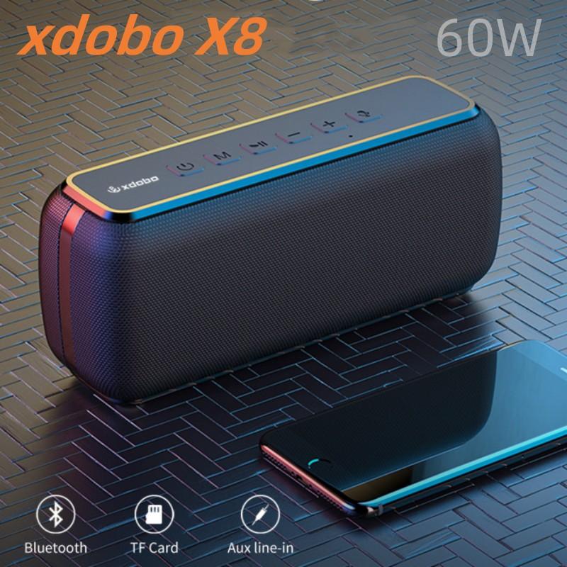 Xdobo 60 Вт Мощный портативный беспроводной Bluetooth-динамик с длительным временем воспроизведения IPX5 Водонепроницаемый аудио настольный TWS сабвуфер
Xdobo 60 Вт Мощный портативный беспроводной Bluetooth-динамик с длительным временем воспроизведения IPX5 Водонепроницаемый аудио настольный TWS сабвуфер