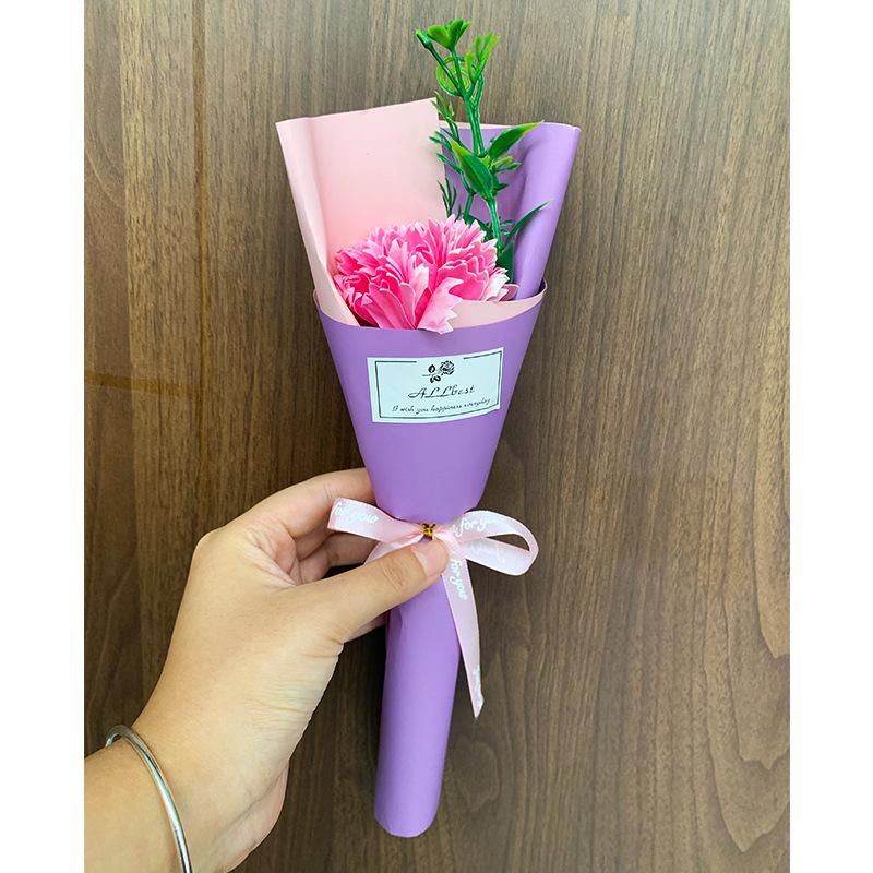 Women s Day Single Carnation Bouquet, Simulation Rose Soap Flower Qixi Festival Valentine s Day Teachers Day Creative Gifts 27cm
Women s Day Single Carnation Bouquet, Simulation Rose Soap Flower Qixi Festival Valentine s Day Teachers Day Creative Gifts 27cm