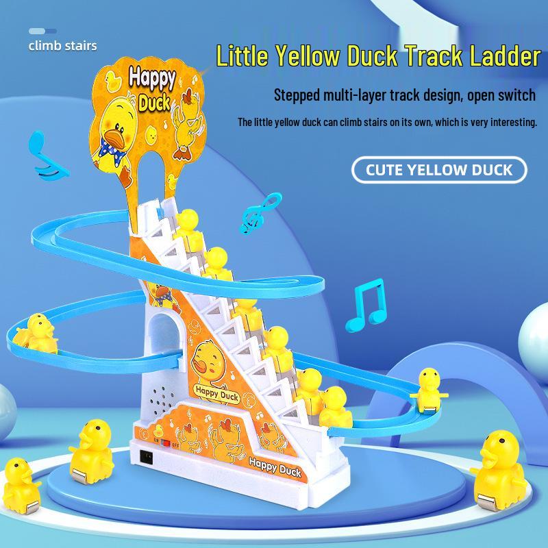 Douyin Electric Little Yellow Duck Climbing Stairs Toy for Infants
Douyin Electric Little Yellow Duck Climbing Stairs Toy for Infants