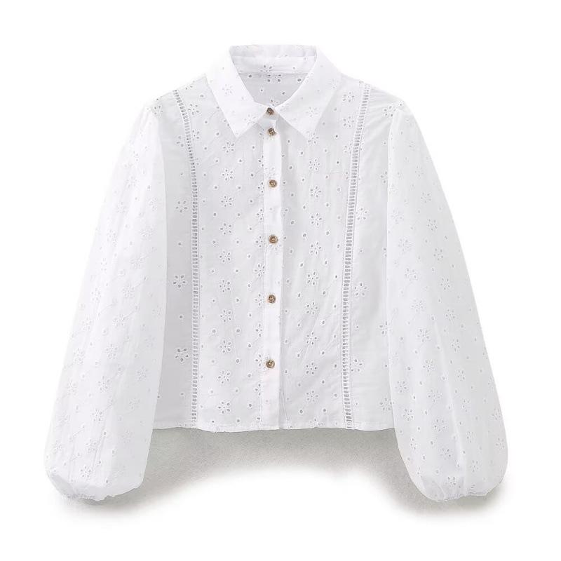 Summer European & American Street Fashion: Women s Casual Embroidered Long-Sleeve Shirt XS
Summer European & American Street Fashion: Women s Casual Embroidered Long-Sleeve Shirt XS