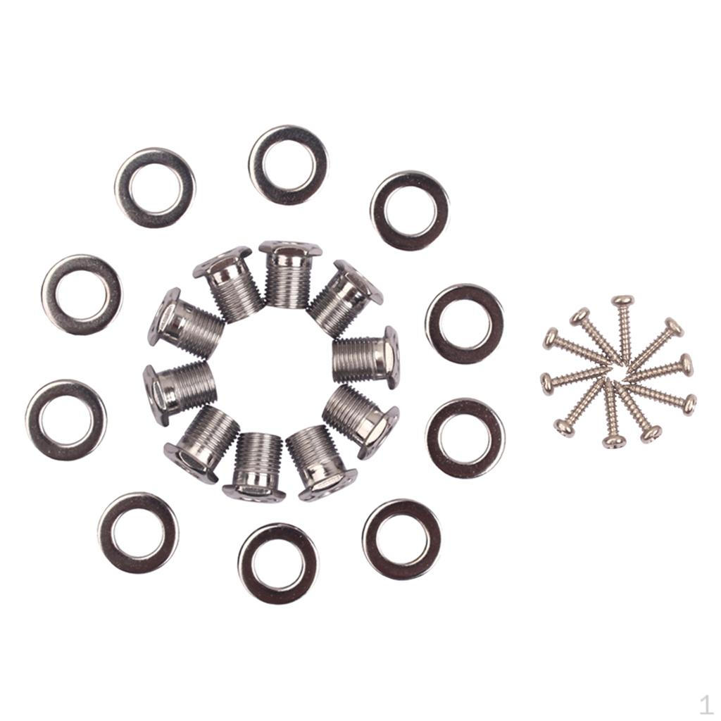 10 Sets Hex Threaded Bushing Ferrules for Box guitar Instruments tuning Peg Machine Heads DIY
10 Sets Hex Threaded Bushing Ferrules for Box guitar Instruments tuning Peg Machine Heads DIY
