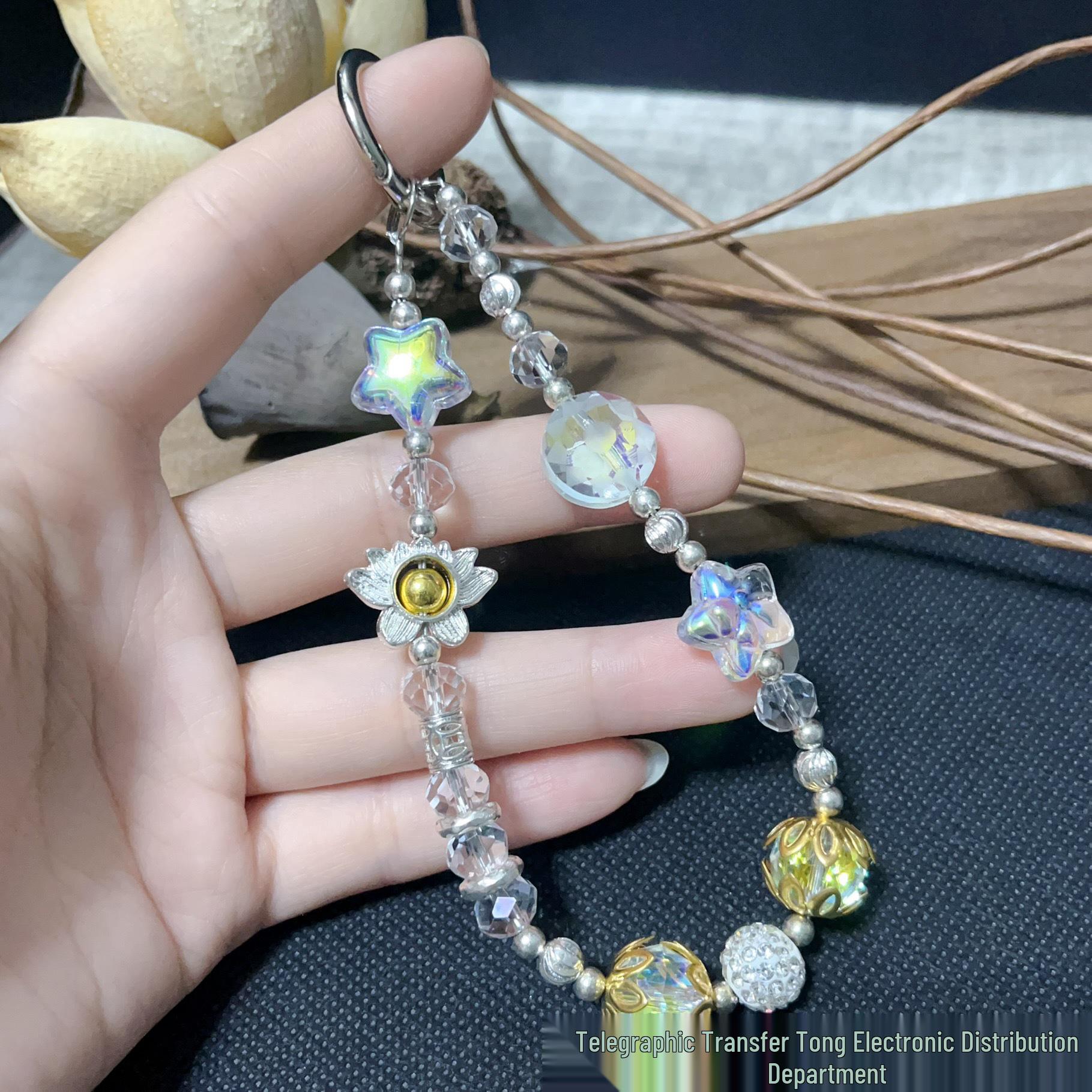 Crystal Beaded Lotus Phone Case Wrist Lanyard & Keychain
Crystal Beaded Lotus Phone Case Wrist Lanyard & Keychain