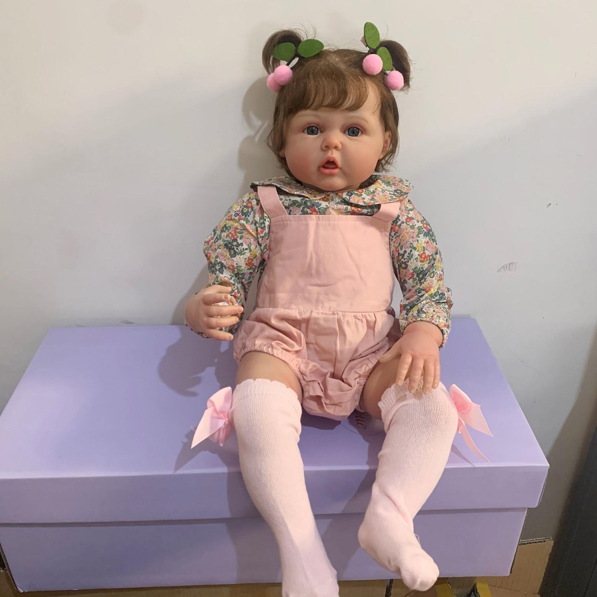 BZDOLL 24 Inch Reborn Baby Cloth Body Doll Toy 3D Paint Skin with Vein Vinyl for Girl Princess Toddler Bebe Artist Collection Gift cloth body doll
BZDOLL 24 Inch Reborn Baby Cloth Body Doll Toy 3D Paint Skin with Vein Vinyl for Girl Princess Toddler Bebe Artist Collection Gift cloth body doll
