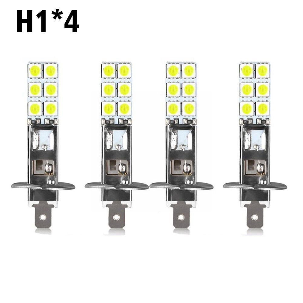 4PCS Комплект світлодіодних ламп для фар H1-12SMD-5050 H1 6000K Хороші протитуманні запасні частини Біла дальня лампа Super Light D0V1 білий
4PCS Комплект світлодіодних ламп для фар H1-12SMD-5050 H1 6000K Хороші протитуманні запасні частини Біла дальня лампа Super Light D0V1 білий