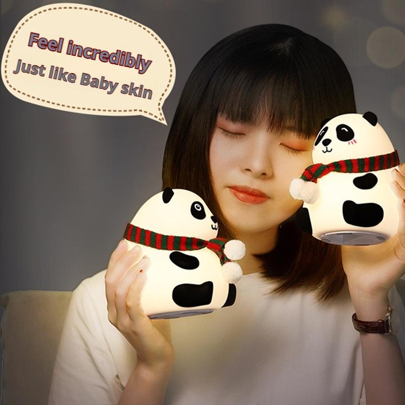 Cute Panda Night Light 3 Level Dimmable Nursery Sleeping Lamp Timing Rechargeable Bedside Touch Lamp For Room Decor
Cute Panda Night Light 3 Level Dimmable Nursery Sleeping Lamp Timing Rechargeable Bedside Touch Lamp For Room Decor