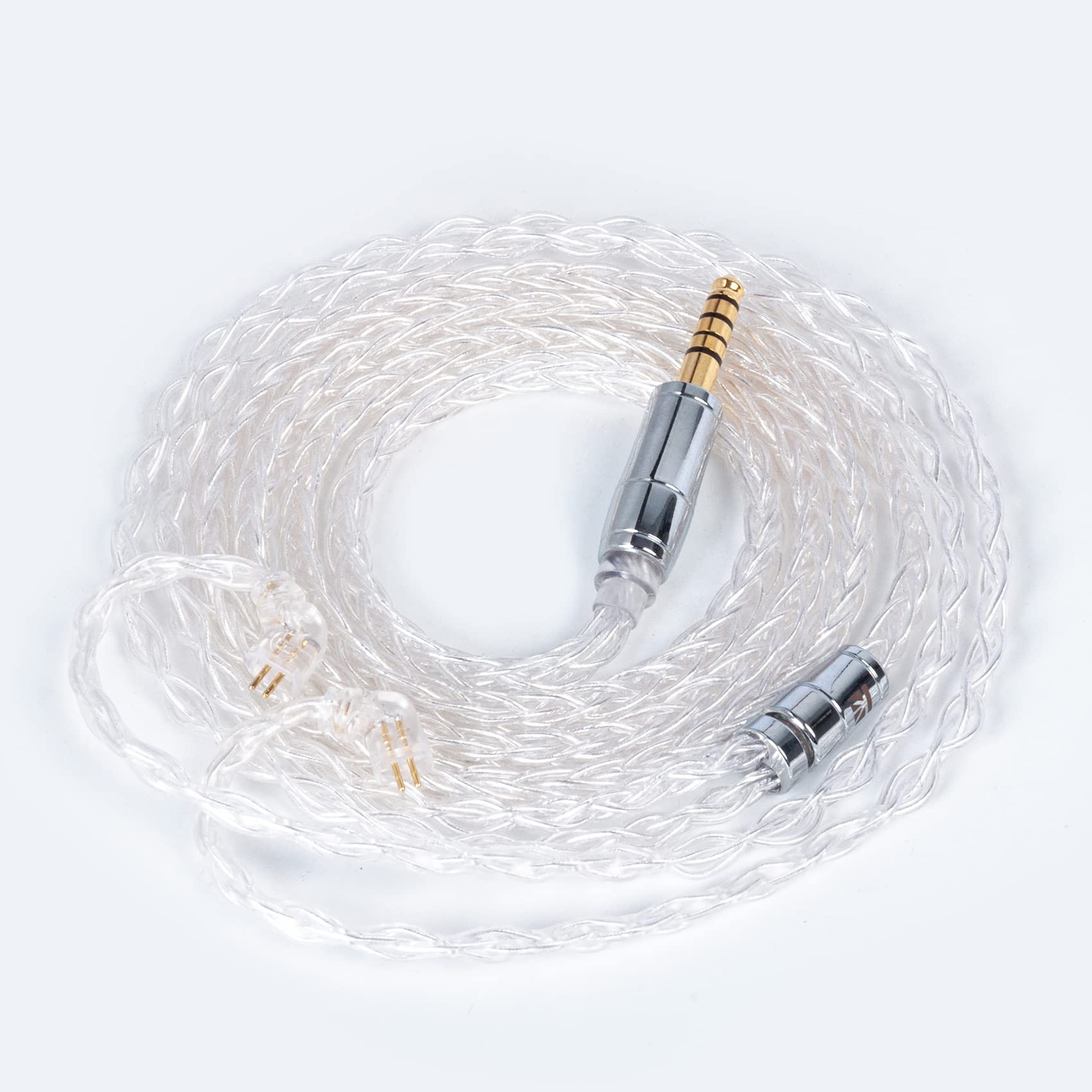 Yinyoo Earphone Upgrade Cable 2pin TFZ KBEAR KBX4913 Pure Silver 8 Core Headphone Replacement Cable 5 Pole Pure Silver Balanced Earphone Recable Cable
Yinyoo Earphone Upgrade Cable 2pin TFZ KBEAR KBX4913 Pure Silver 8 Core Headphone Replacement Cable 5 Pole Pure Silver Balanced Earphone Recable Cable