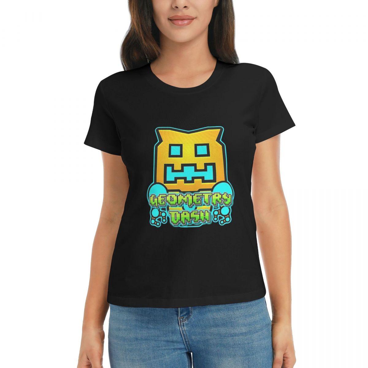 Women TShirt Video Game Geometry Dash Summer Short Sleeve Tees ONeck Cotton T Shirts Clothes Tops Streetwear 4XL
Women TShirt Video Game Geometry Dash Summer Short Sleeve Tees ONeck Cotton T Shirts Clothes Tops Streetwear 4XL
