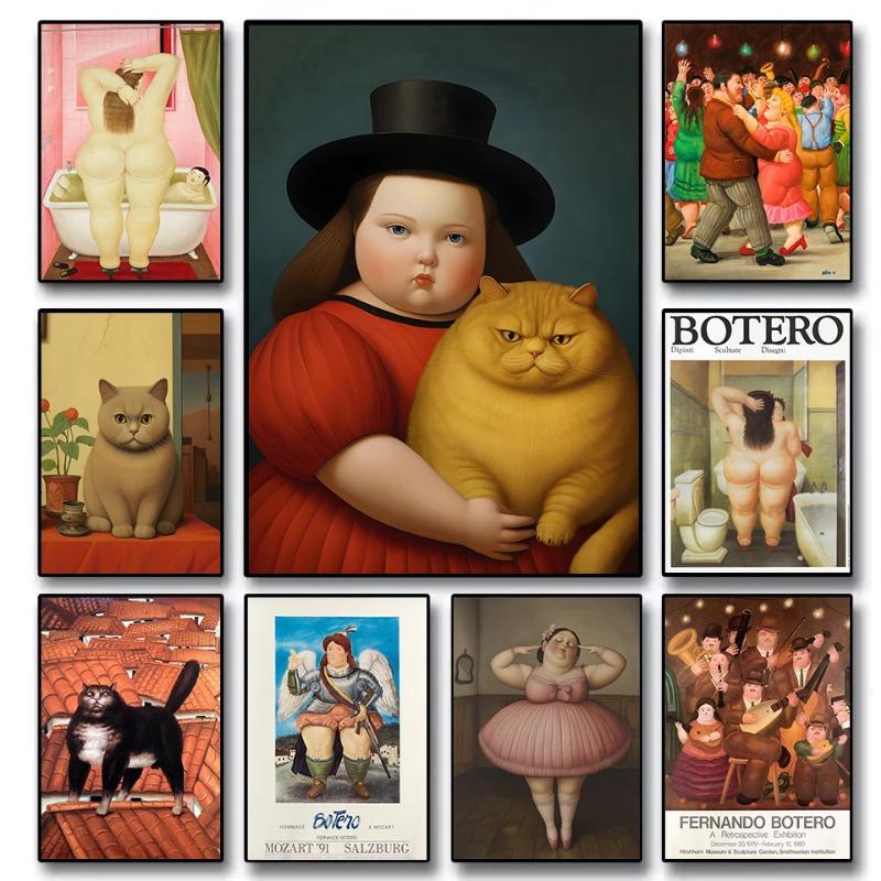 Botero Classic Exhibition Artwork Girl with Cat/The Musicians Abstract Poster Canvas Painting Wall Pictures Home Decor 21cm×30cm NoFrame
Botero Classic Exhibition Artwork Girl with Cat/The Musicians Abstract Poster Canvas Painting Wall Pictures Home Decor 21cm×30cm NoFrame