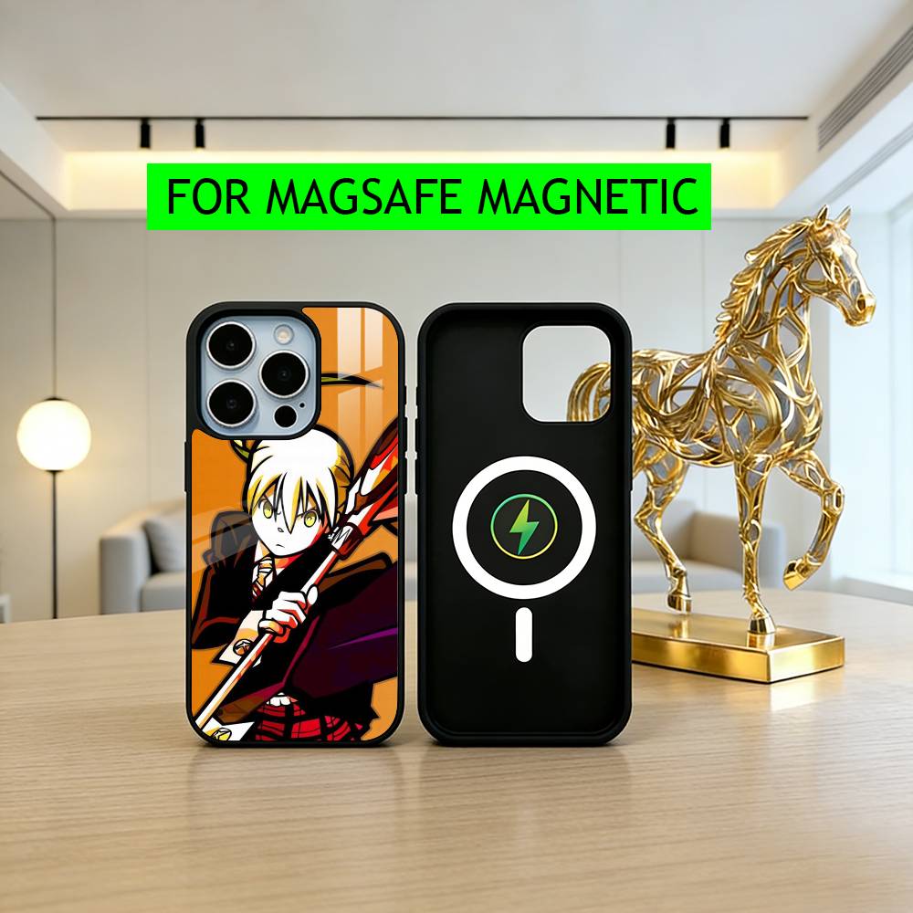 Soul M-Maka A-Albarn E-Eater Phone Case For iPhone17,16,15,14,13,12,11 Plus,Pro Magnetic For Magsafe Wireless Charging iPhone17
Soul M-Maka A-Albarn E-Eater Phone Case For iPhone17,16,15,14,13,12,11 Plus,Pro Magnetic For Magsafe Wireless Charging iPhone17