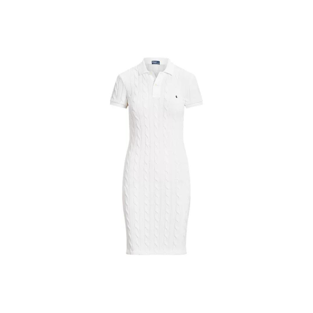 Polo Ralph Lauren SS23 однотонное трикотажное платье с короткими рукавами и вышитым логотипом, женские платья белого цвета WMPODRSNFA20468-100 XS
Polo Ralph Lauren SS23 однотонное трикотажное платье с короткими рукавами и вышитым логотипом, женские платья белого цвета WMPODRSNFA20468-100 XS