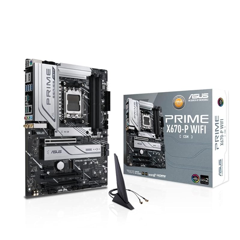 ASUS PRIME X670E-PRO WIFI-CSM Сумісність з серією AMD Ryzen 7000 AM5 На базі X670 Материнська плата ATX/продукт від вітчизняного авторизованого дистриб ютора
ASUS PRIME X670E-PRO WIFI-CSM Сумісність з серією AMD Ryzen 7000 AM5 На базі X670 Материнська плата ATX/продукт від вітчизняного авторизованого дистриб ютора