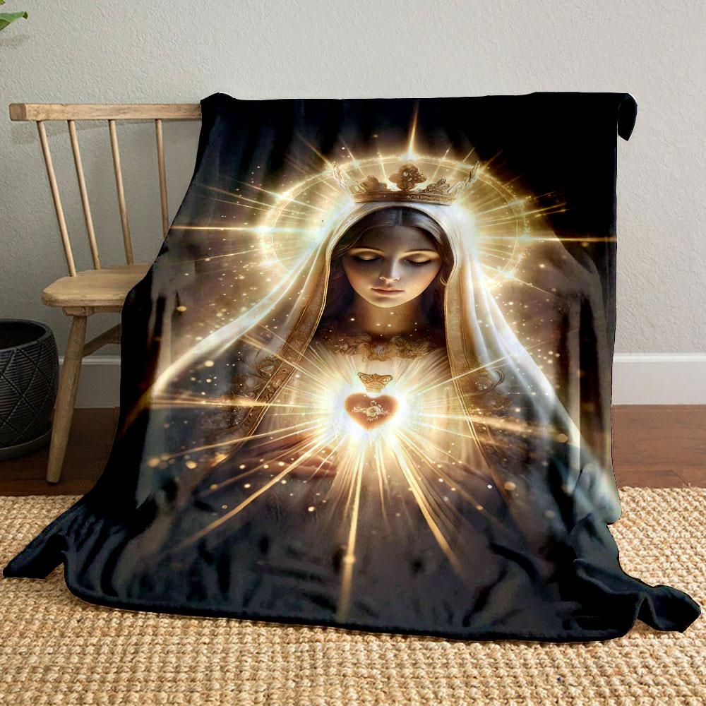 Sacred Heart Virgin Mary Blanket Printed Blanket for Living Room Bed Couch lunch break Soft Cozy Blanket for Friend s festival Gift 80cm x 120cm
Sacred Heart Virgin Mary Blanket Printed Blanket for Living Room Bed Couch lunch break Soft Cozy Blanket for Friend s festival Gift 80cm x 120cm