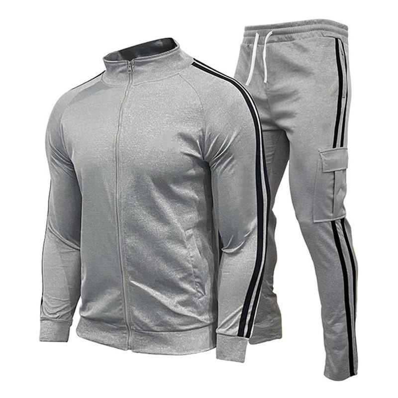 Tracksuit Sport Suit Gyms Set Casual Streetwear Man Fashion Zipper Long Sleeve Jacket Set Clothing Plus Size XXXL
Tracksuit Sport Suit Gyms Set Casual Streetwear Man Fashion Zipper Long Sleeve Jacket Set Clothing Plus Size XXXL