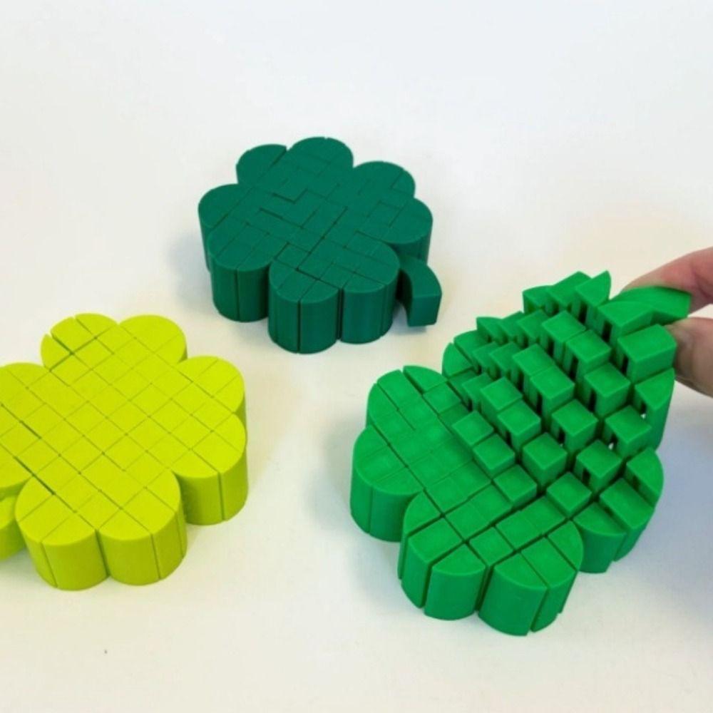 Multi-jointed 3D Printed Four Leaf Clover Active 3D Articulated Leaf Toys Autism світло-зелений колір
Multi-jointed 3D Printed Four Leaf Clover Active 3D Articulated Leaf Toys Autism світло-зелений колір