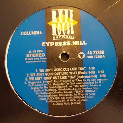 12inch Record CYPRESS HILL - We Ain t Goin Out Like That 4477306 Ruffhouse Recor 1993 US Rap & Hip-Hop/R&B Used
12inch Record CYPRESS HILL - We Ain t Goin Out Like That 4477306 Ruffhouse Recor 1993 US Rap & Hip-Hop/R&B Used