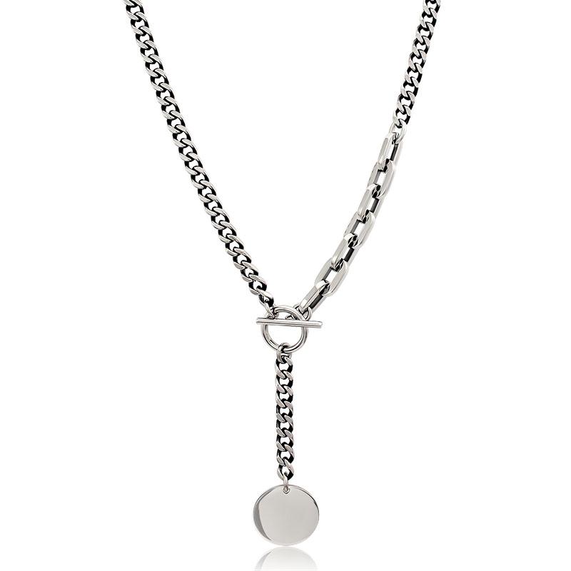 Fashion Silver Color Necklace for Women Simple Long Chain Clavicle Link Design Jewelry Party Present New Arrival Other
Fashion Silver Color Necklace for Women Simple Long Chain Clavicle Link Design Jewelry Party Present New Arrival Other