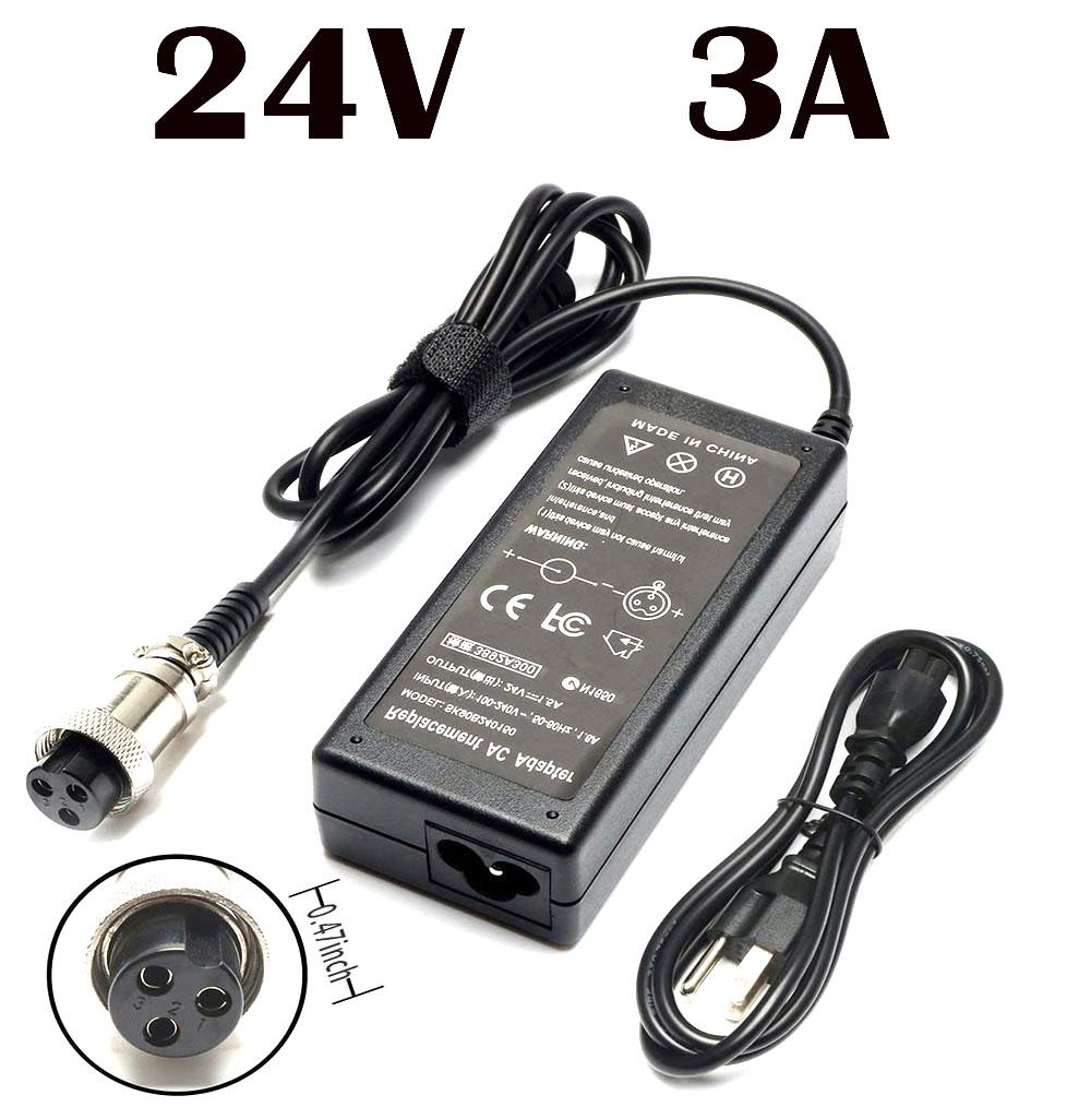 Зарядное устройство 24 В для Razor E100 E200 E300 E125 E150 E500 E175 PR200, E225S E325S MX350, Pocket Mod, Sports Mod и Dirt Quad US PLUG
Зарядное устройство 24 В для Razor E100 E200 E300 E125 E150 E500 E175 PR200, E225S E325S MX350, Pocket Mod, Sports Mod и Dirt Quad US PLUG