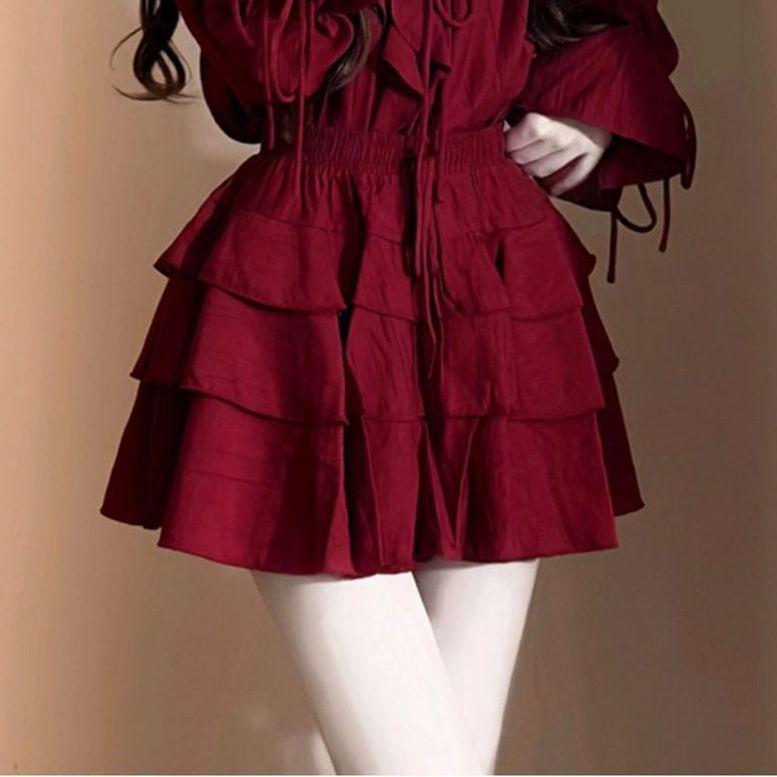 Women s Spring French Lace V-neck Ruffle Suit Set with High-waisted Layered Skirt - Elegant Two-piece Outfit S (recommended for 42.5-50 kg)
Women s Spring French Lace V-neck Ruffle Suit Set with High-waisted Layered Skirt - Elegant Two-piece Outfit S (recommended for 42.5-50 kg)