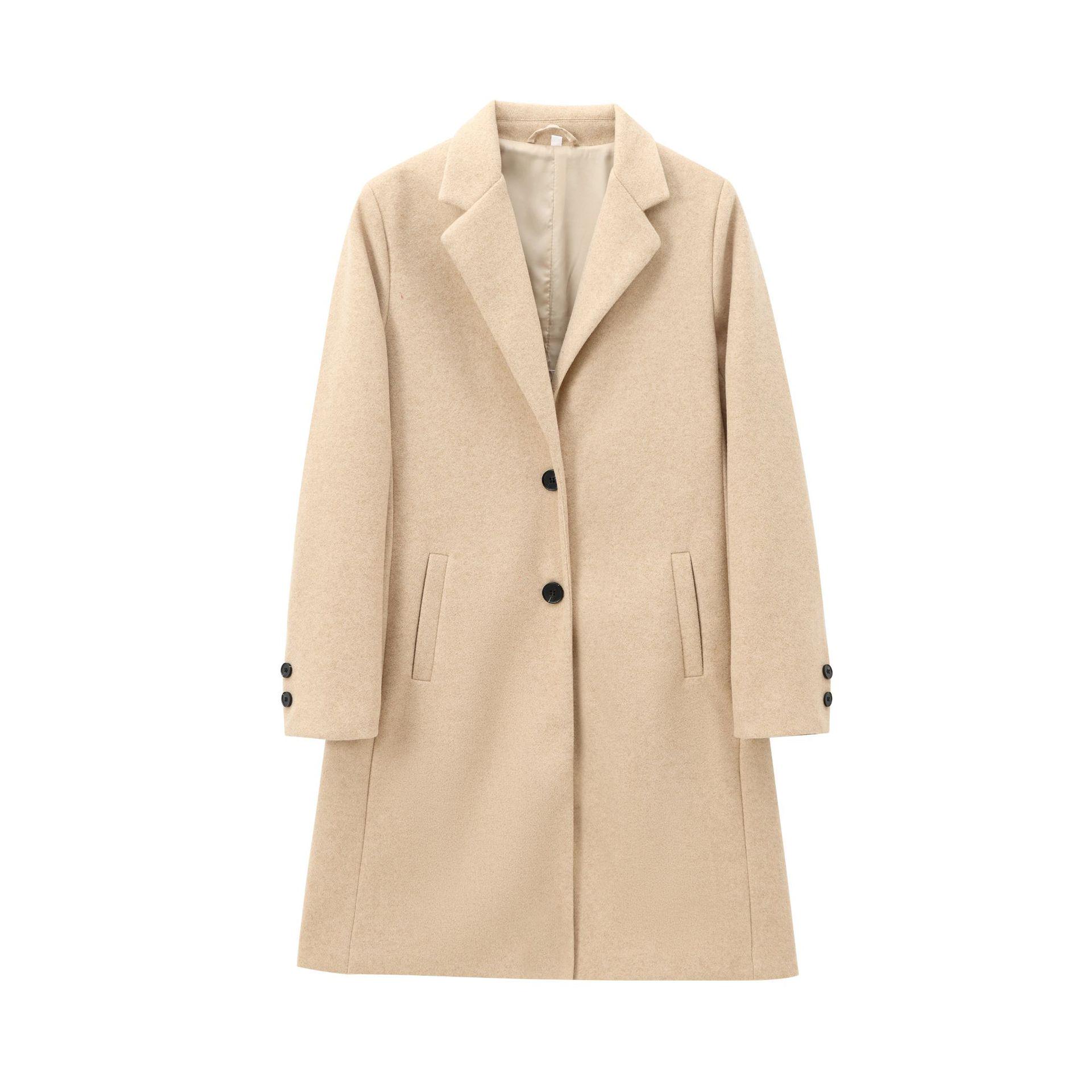 2024 Women s Off-White Long Sleeve Soft Lapel Coat - European & American Autumn Style Small
2024 Women s Off-White Long Sleeve Soft Lapel Coat - European & American Autumn Style Small
