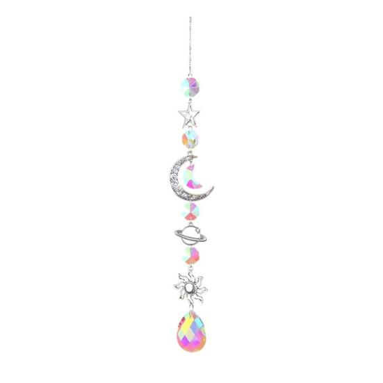 Sun Catcher Shiny Decorative Alloy Diamond Prisms Pendant Garden Hanging Pendant Decor for Living Room C
Sun Catcher Shiny Decorative Alloy Diamond Prisms Pendant Garden Hanging Pendant Decor for Living Room C