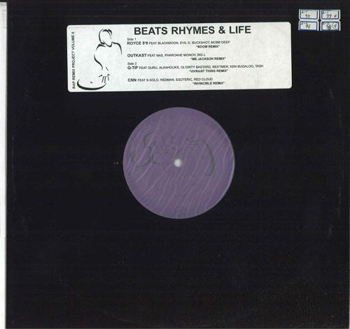 12inch Record VARIOUS Rap Remix Project Volume 6 BRL006 BEATS RHYMES Unknown Rap HipHopRB Used
12inch Record VARIOUS Rap Remix Project Volume 6 BRL006 BEATS RHYMES Unknown Rap HipHopRB Used