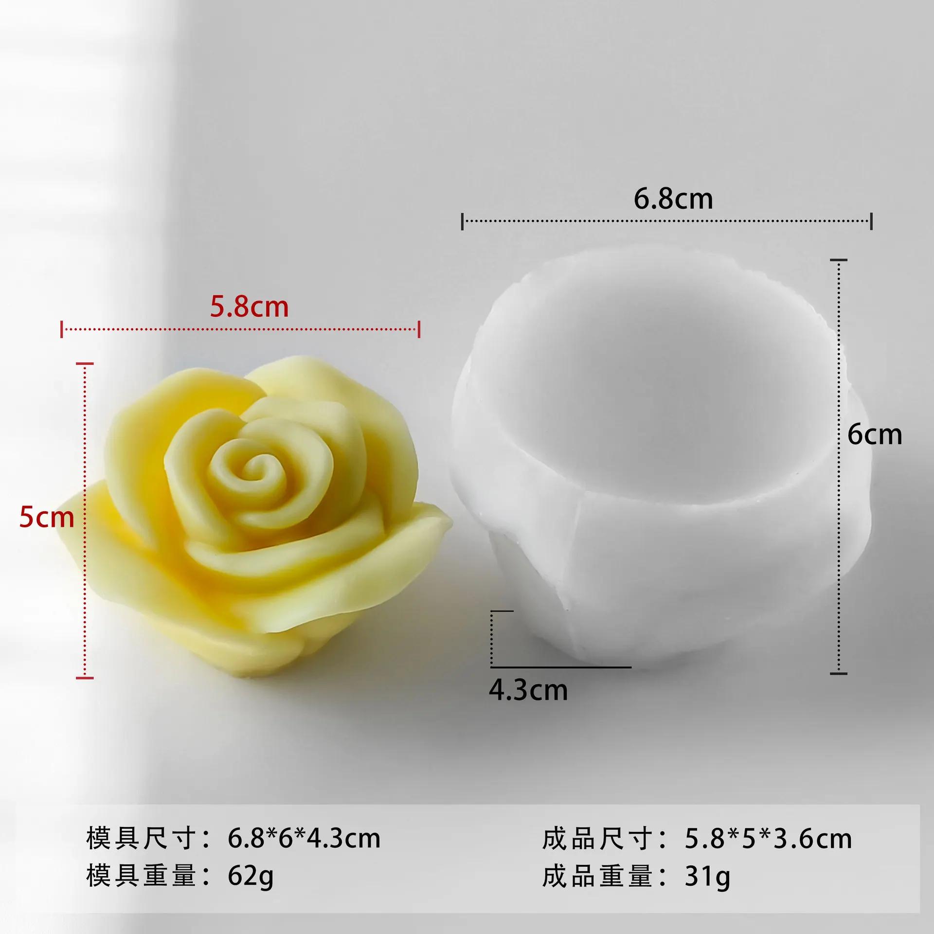 New Rose Flower Candle Silicone Mould DIY Mini Flower Soap Gypsum Crafts Resin Cement Mold Chocolate Ice Cube Baking Tool
New Rose Flower Candle Silicone Mould DIY Mini Flower Soap Gypsum Crafts Resin Cement Mold Chocolate Ice Cube Baking Tool