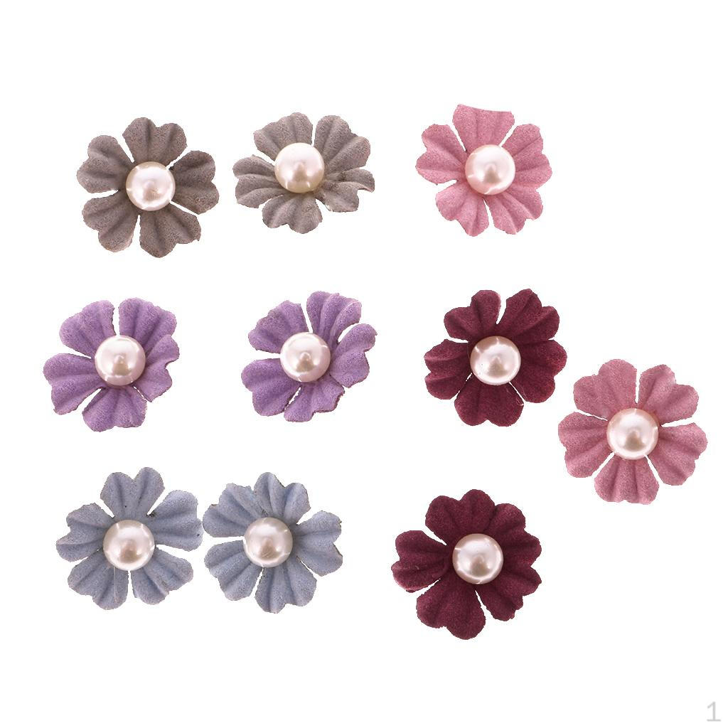 10 Pieces Assorted Color Sewing Fabric Flower Embellishment Applique for Hair Bow Decor #4
10 Pieces Assorted Color Sewing Fabric Flower Embellishment Applique for Hair Bow Decor #4