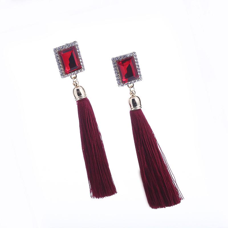 JMXD Long Square Tassel Drop Earrings Vintage Fashion Elegant Bohemian Statement Jewelry Souvenir Ear Accessories багряний
JMXD Long Square Tassel Drop Earrings Vintage Fashion Elegant Bohemian Statement Jewelry Souvenir Ear Accessories багряний