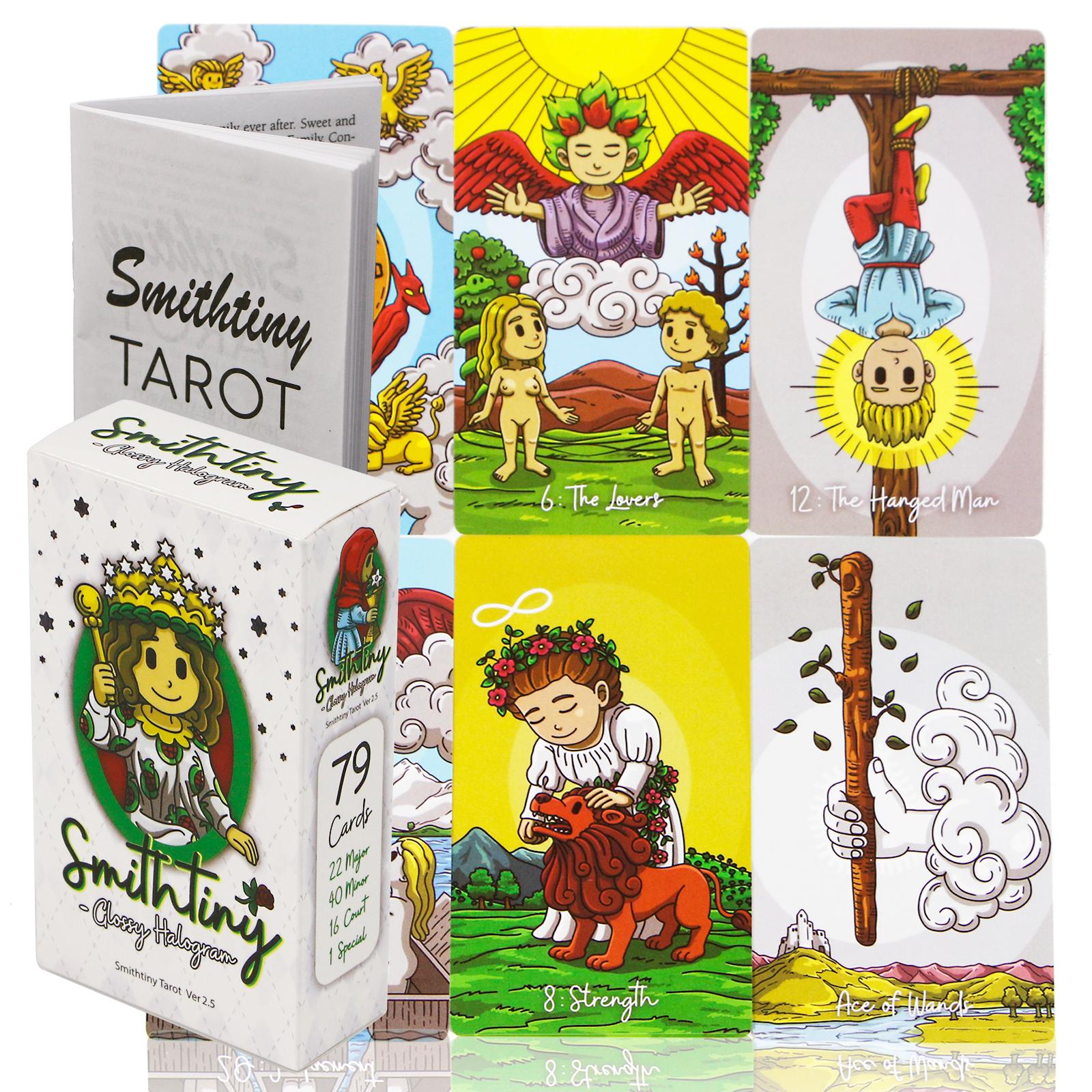 SmithTiny Колода Таро V2.5, 79 шт Мультяшный Симпатичный мальчик Таро Карты с путеводителем, Стандартный размер Карты Таро для начинающих
SmithTiny Колода Таро V2.5, 79 шт Мультяшный Симпатичный мальчик Таро Карты с путеводителем, Стандартный размер Карты Таро для начинающих
