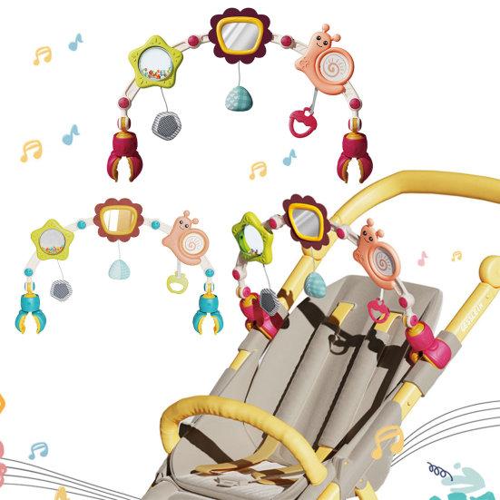 Детская коляска-прорезыватель-погремушка с мини-зеркальной аркой, игрушка, регулируемый нескользящий крепежный зажим, сенсорная дорожная кроватка
Детская коляска-прорезыватель-погремушка с мини-зеркальной аркой, игрушка, регулируемый нескользящий крепежный зажим, сенсорная дорожная кроватка