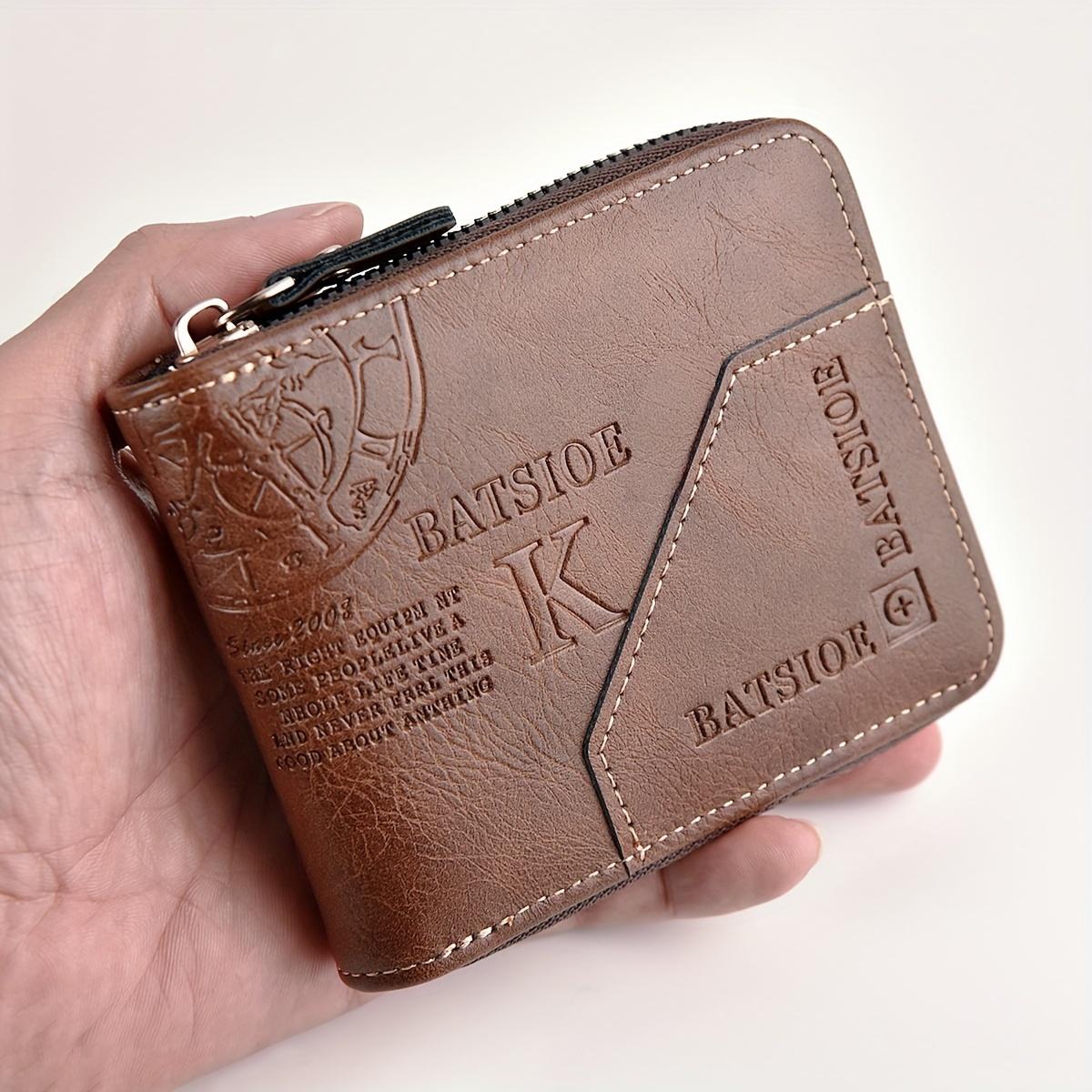 Men s Vintage-Style Business Wallet with Embossed Letters, Credit Card Holder - Perfect Gift for Him світло-коричневого кольору
Men s Vintage-Style Business Wallet with Embossed Letters, Credit Card Holder - Perfect Gift for Him світло-коричневого кольору