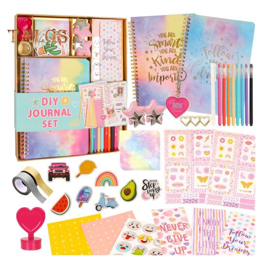 Набор для дневника для девочек от 8 до 12 лет, набор канцелярских принадлежностей «сделай сам» с цветными ручками, наклейками, скотчем, принадлежностями для скрапбукинга 1 Set
Набор для дневника для девочек от 8 до 12 лет, набор канцелярских принадлежностей «сделай сам» с цветными ручками, наклейками, скотчем, принадлежностями для скрапбукинга 1 Set