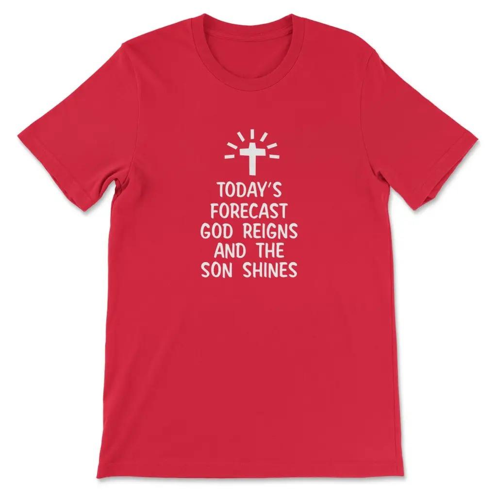 Todays Forecast God Reigns TShirt Mens and Womens Short Sleeve Cotton Tees Y2k Shirt Oversize Tops Summer Men Clothing S
Todays Forecast God Reigns TShirt Mens and Womens Short Sleeve Cotton Tees Y2k Shirt Oversize Tops Summer Men Clothing S