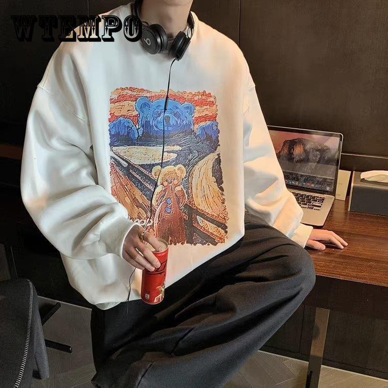 Cartoon Bear Printed Round Neck Sweater Men S Vintage Vintage Top Spring And Autumn Ins Pullover M белый
Cartoon Bear Printed Round Neck Sweater Men S Vintage Vintage Top Spring And Autumn Ins Pullover M белый