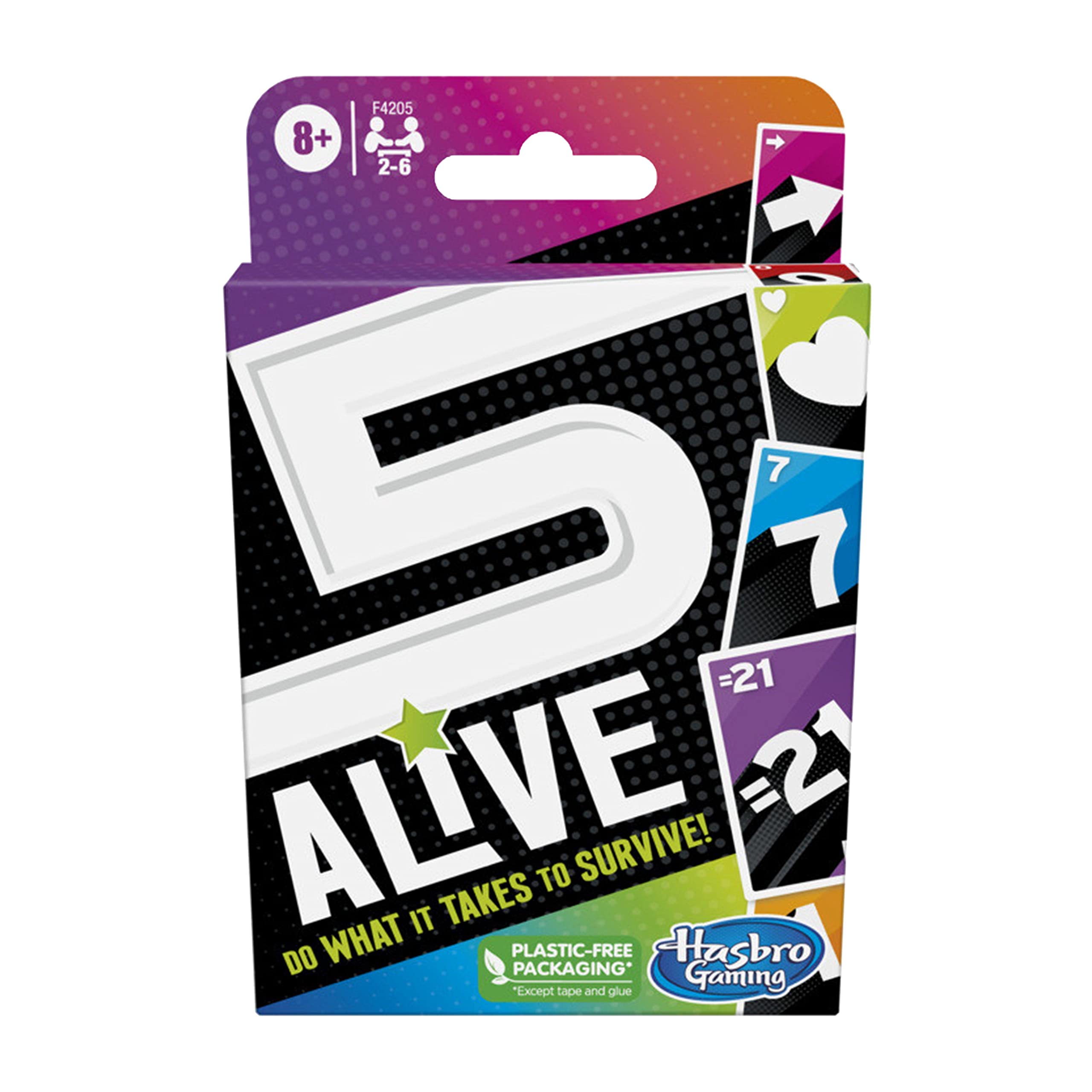 Hasbro Gaming 5 Alive, Fast-Paced Game for Kids and Families, Family Quick Card
Hasbro Gaming 5 Alive, Fast-Paced Game for Kids and Families, Family Quick Card