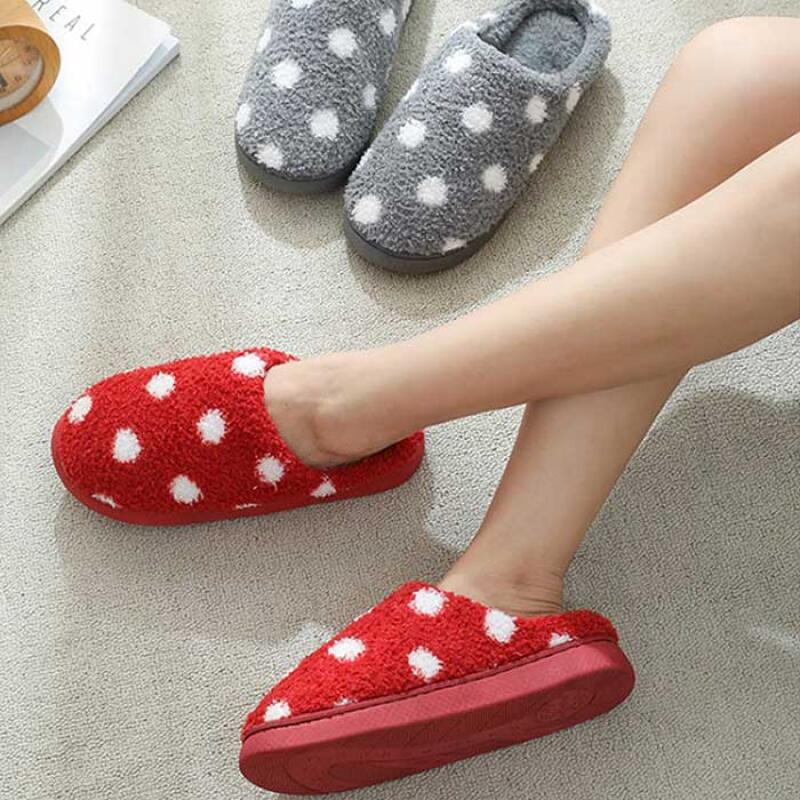 Winter Polka Dot Warm Fur Slippers 4 Colors CH1910741 Pink-female
Winter Polka Dot Warm Fur Slippers 4 Colors CH1910741 Pink-female