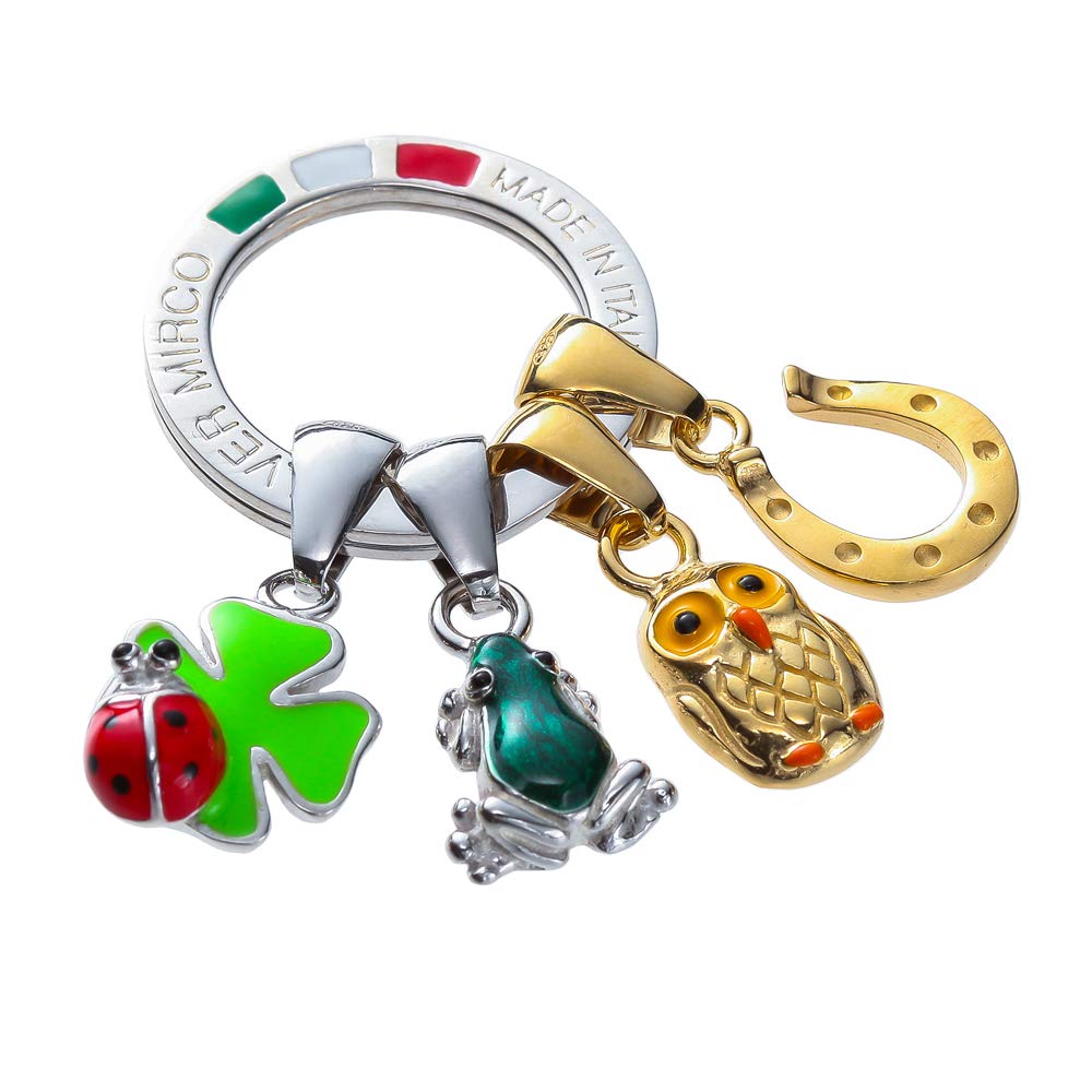 Italian silver 925 charm key lucky enamel coloring good ring, animal, charm, (quattro luck)
Italian silver 925 charm key lucky enamel coloring good ring, animal, charm, (quattro luck)