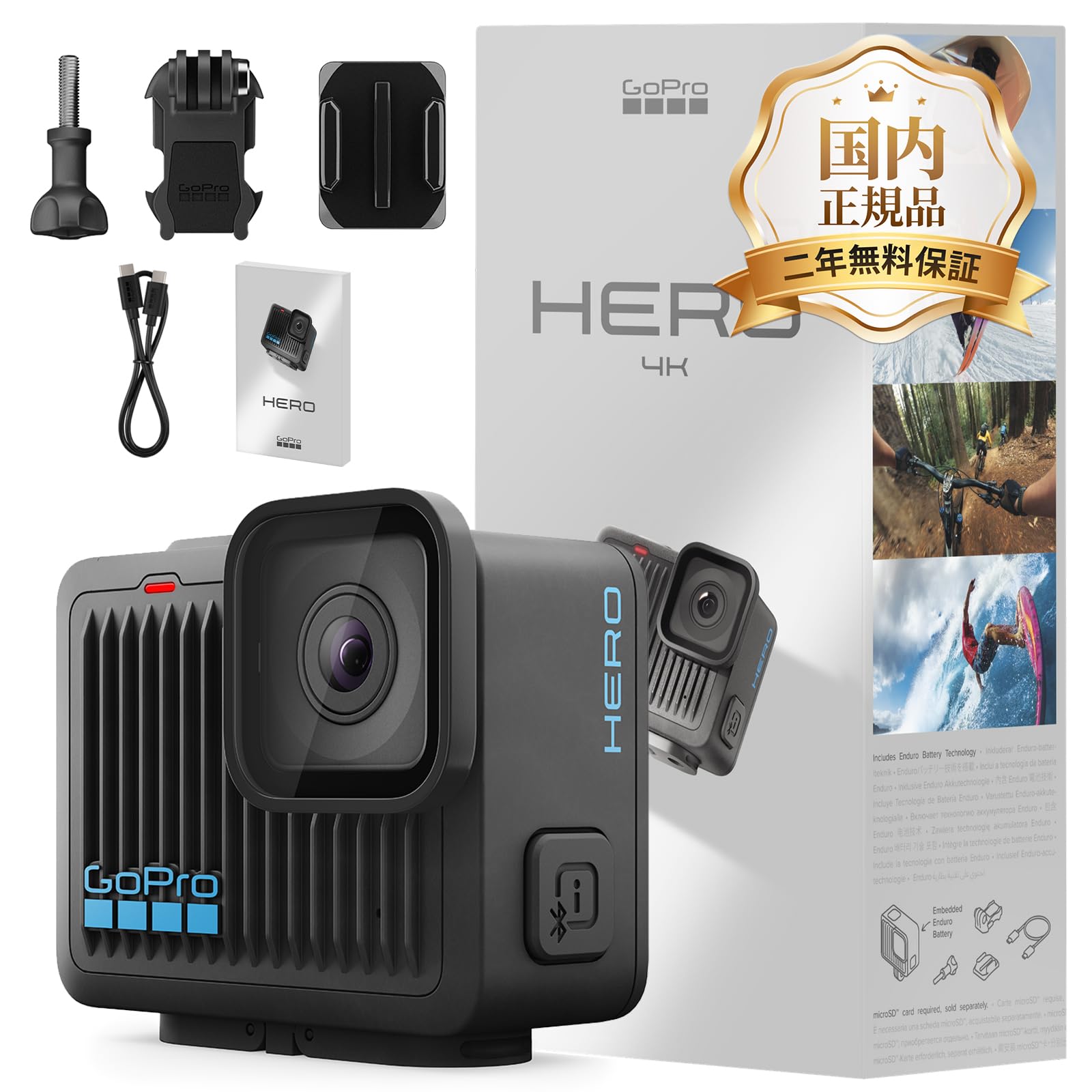 Official GoPro Store HERO 4K Action 5m HyperSmooth Image Set Exclusive Camera, Ultra-Lightweight (86g), Waterproof, Stabilization, Built-in чорний
Official GoPro Store HERO 4K Action 5m HyperSmooth Image Set Exclusive Camera, Ultra-Lightweight (86g), Waterproof, Stabilization, Built-in чорний