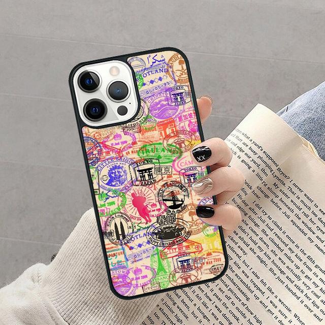 Passport Travel Stamps Phone Case For iPhone 17 Air 16 pro max 15 14 plus 12 13 Soft Bumper Shell Cover coque iPhone 17Air
Passport Travel Stamps Phone Case For iPhone 17 Air 16 pro max 15 14 plus 12 13 Soft Bumper Shell Cover coque iPhone 17Air