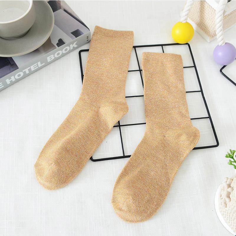 3 Pairs Women Luxury Design High Quality Socks Fashion Socks Colorful Sexy Shiny Socks Korean Styles Golden Silver Silk Socks One Size
3 Pairs Women Luxury Design High Quality Socks Fashion Socks Colorful Sexy Shiny Socks Korean Styles Golden Silver Silk Socks One Size