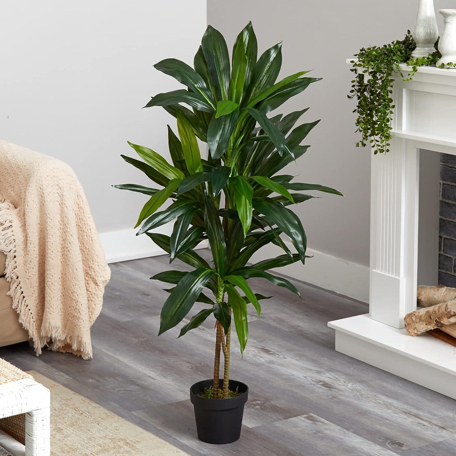 150cm Plastic Artificial Brazilian Dracaena Potted Green Plant Living Room Simulated Floor Ornament Type A
150cm Plastic Artificial Brazilian Dracaena Potted Green Plant Living Room Simulated Floor Ornament Type A