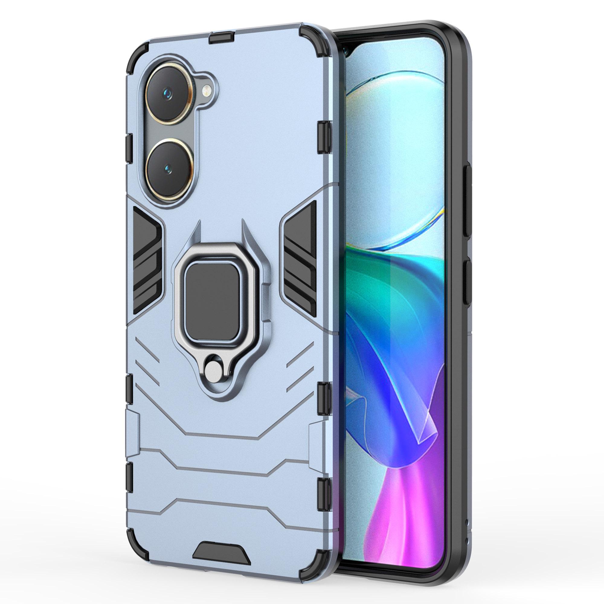 For vivo Y03/Y28s 5G Case PC+TPU Protective Phone Cover with Ring Kickstand Blue
For vivo Y03/Y28s 5G Case PC+TPU Protective Phone Cover with Ring Kickstand Blue